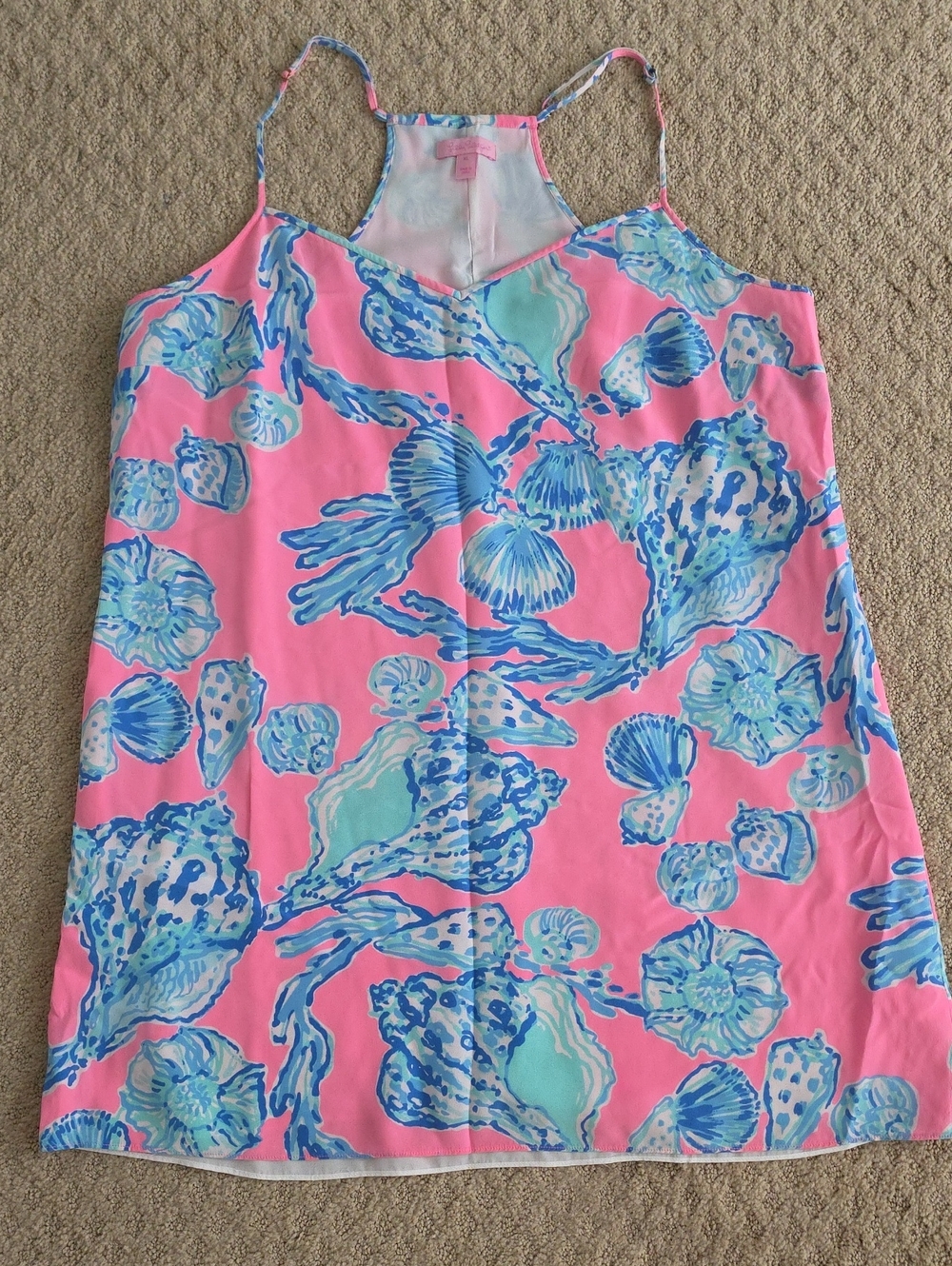 NWOT Lilly Pulitzer Silk Strappy Summer Dress